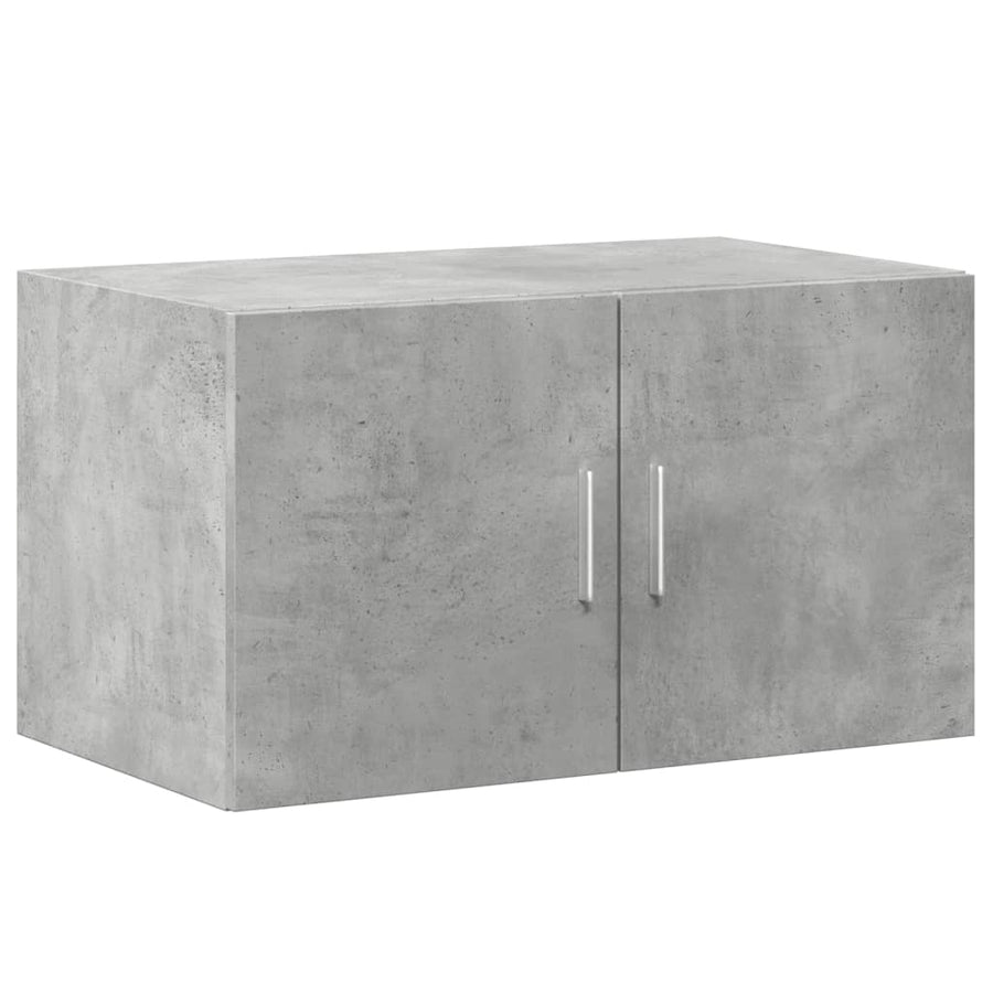 Opbergkast 70x42,5x225 cm bewerkt hout betongrijs