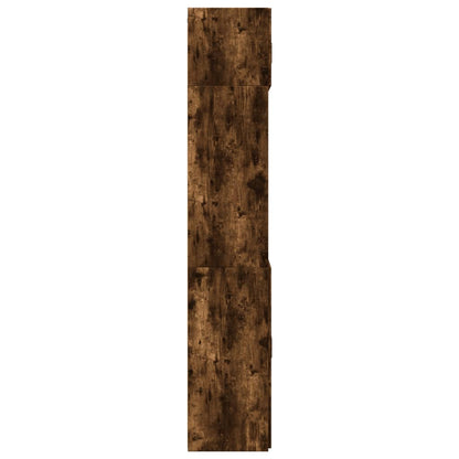 Opbergkast 70X42,5X225 Cm Bewerkt Hout Kleur Gerookt eiken