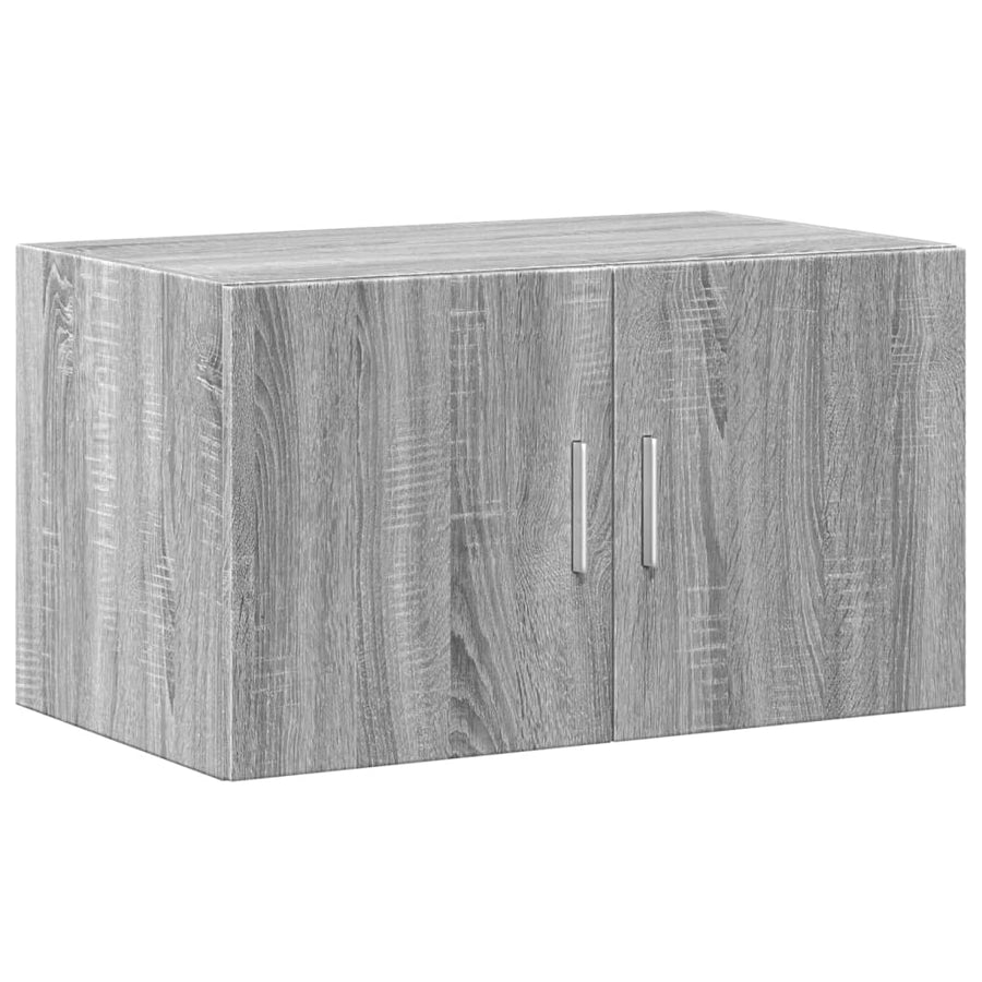 Opbergkast 70x42,5x225 cm bewerkt hout grijs sonoma eikenkleur