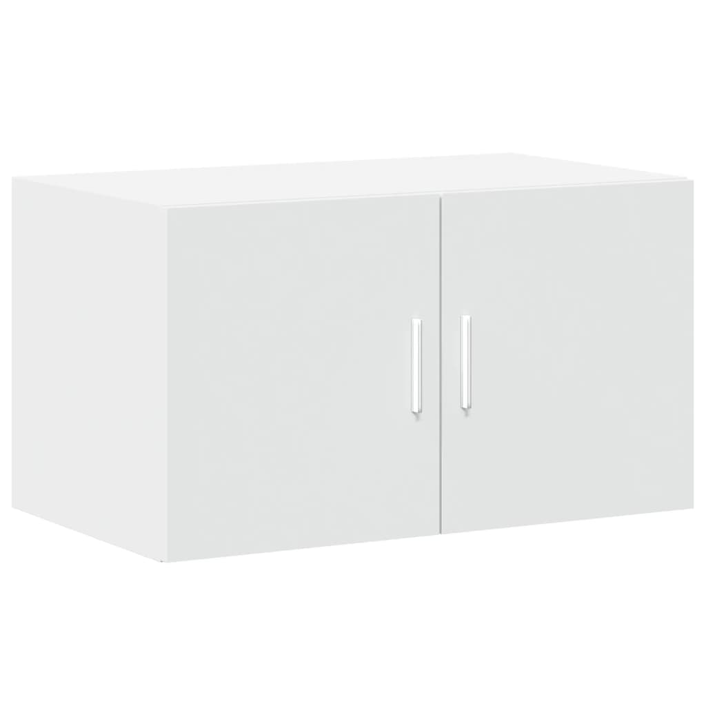 Opbergkast 70x42,5x225 cm bewerkt hout wit