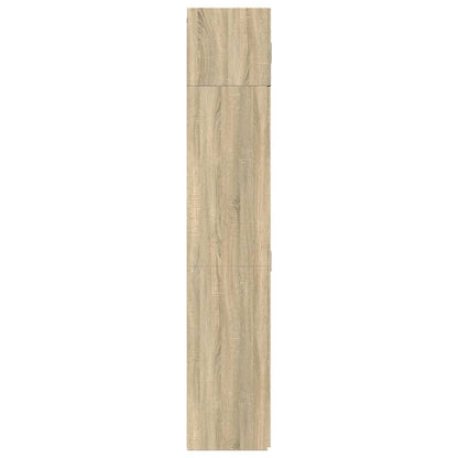 Opbergkast 70x42,5x225 cm bewerkt hout sonoma eikenkleurig