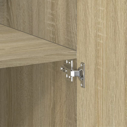 Opbergkast 70x42,5x225 cm bewerkt hout sonoma eikenkleurig