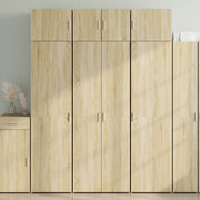 Storage cabinet 70x42.5x225 cm engineered wood Sonoma oak-coloured