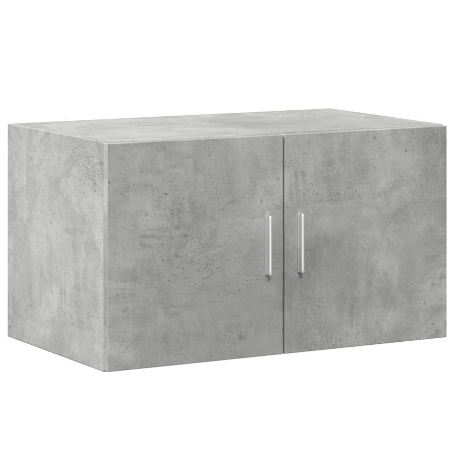 Opbergkast 70x42,5x225 cm bewerkt hout betongrijs