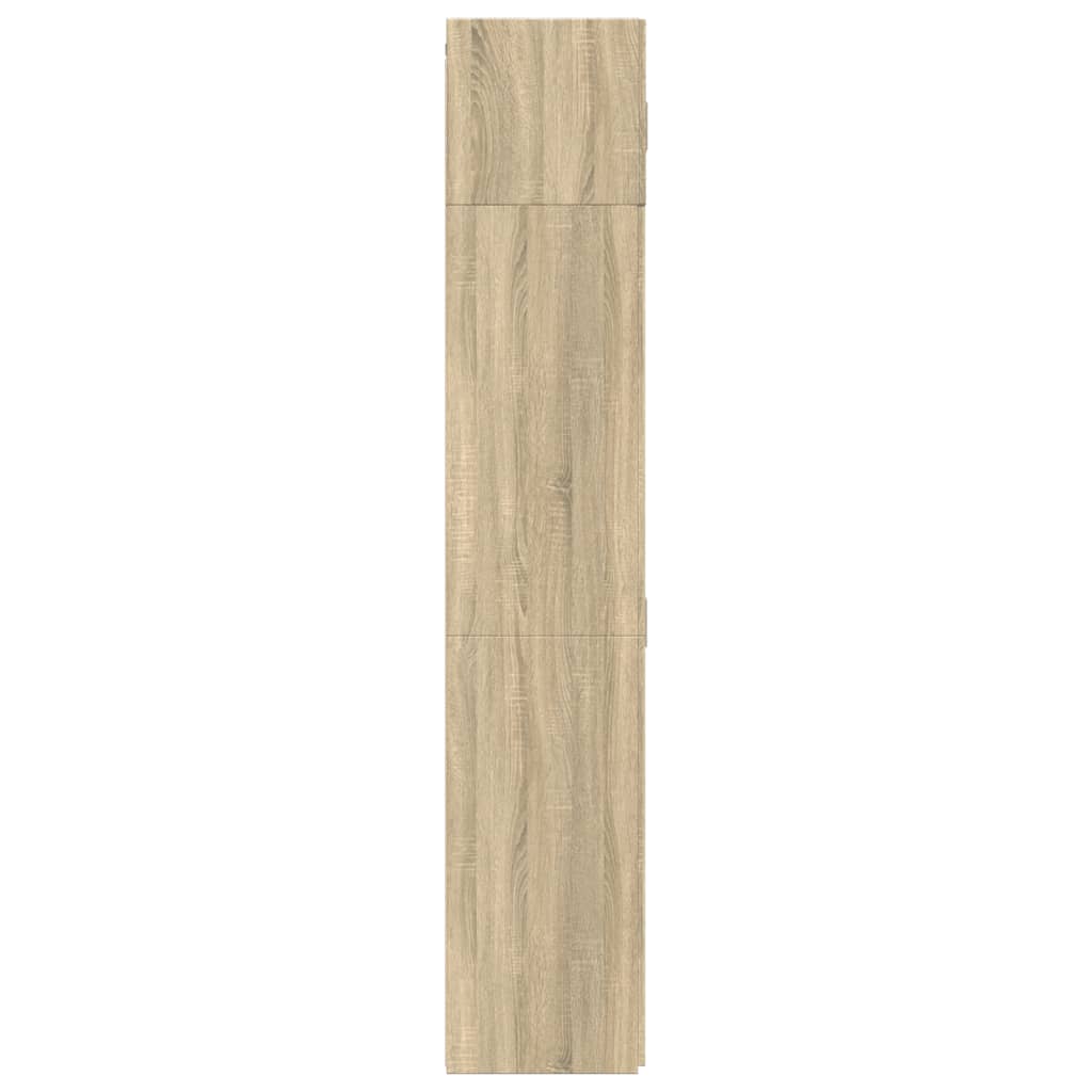Opbergkast 70x42,5x225 cm bewerkt hout sonoma eikenkleurig