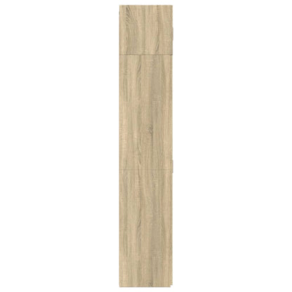 Opbergkast 70x42,5x225 cm bewerkt hout sonoma eikenkleurig