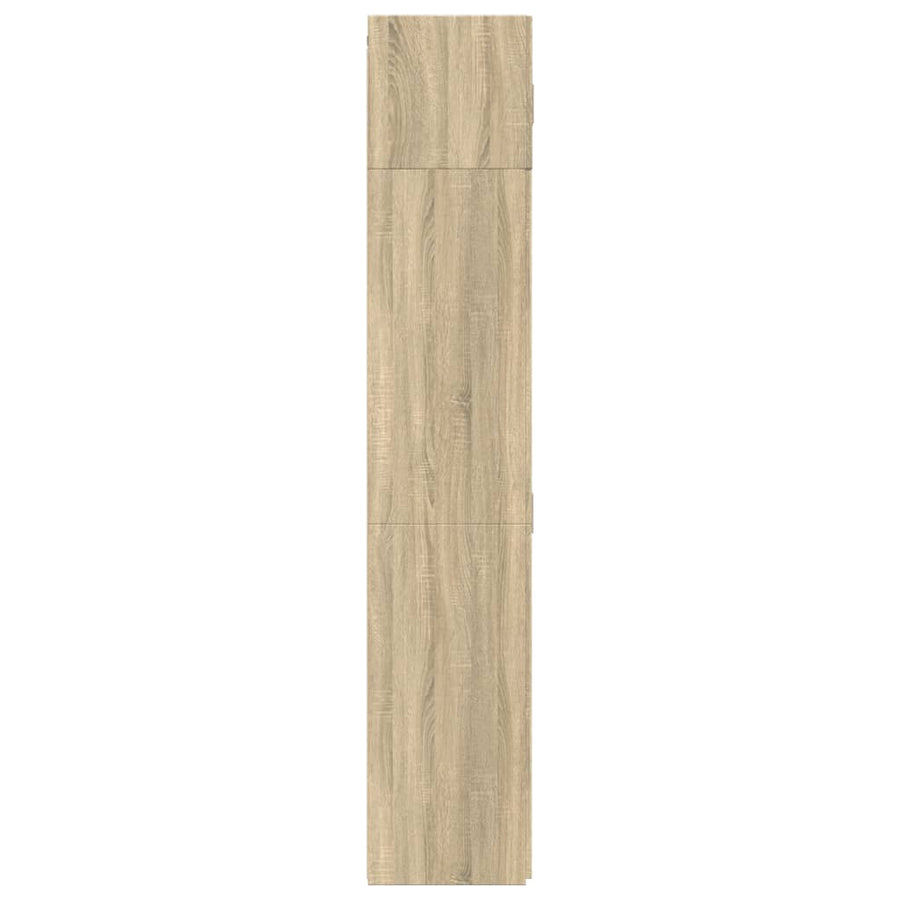 Opbergkast 70x42,5x225 cm bewerkt hout sonoma eikenkleurig