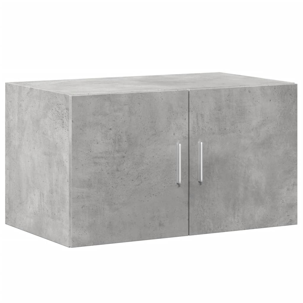 Opbergkast 70x42,5x225 cm bewerkt hout betongrijs