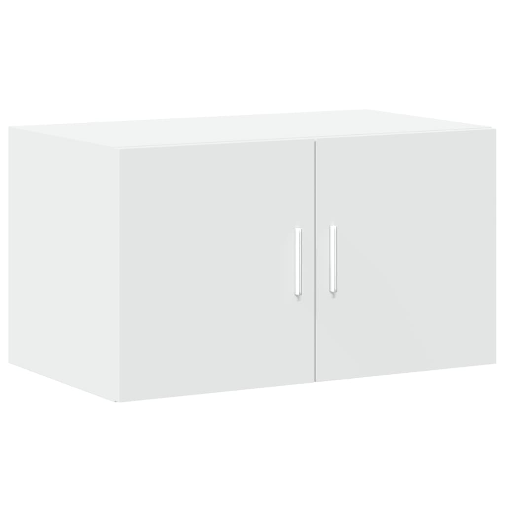 Opbergkast 70x42,5x225 cm bewerkt hout wit