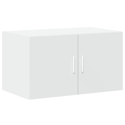 Opbergkast 70x42,5x225 cm bewerkt hout wit