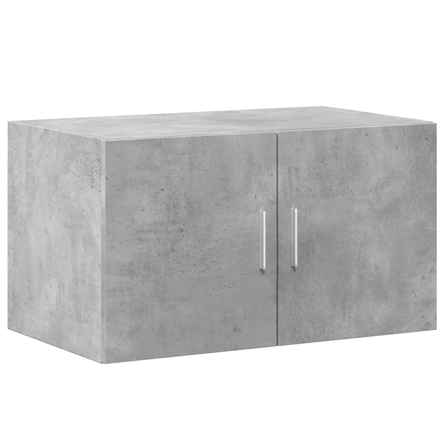 Opbergkast 70x42,5x225 cm bewerkt hout betongrijs