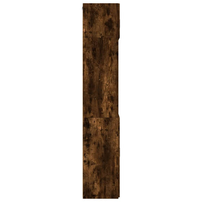 Opbergkast 80X42,5X225 Cm Bewerkt Hout Kleur 1 80 x 42.5 x 225 cm Gerookt eiken