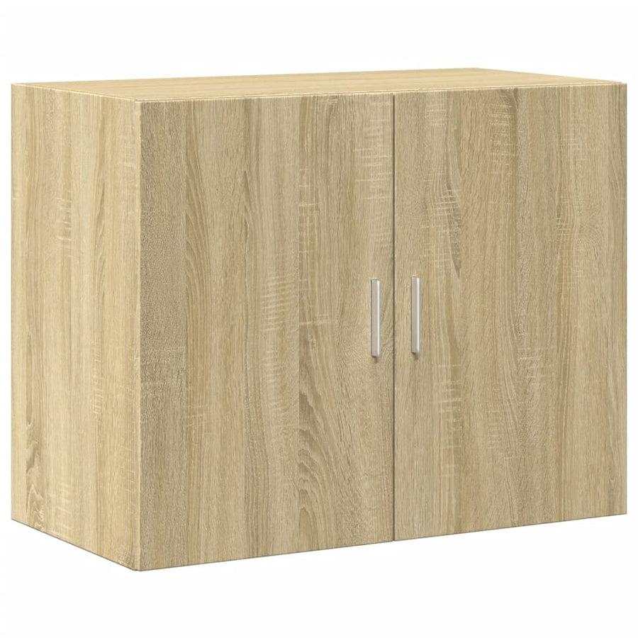 Hoge kast 80x42,5x249 cm bewerkt hout sonoma eikenkleurig