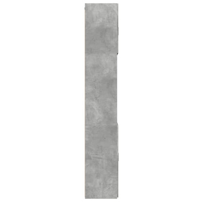Hoge Kast 80X42,5X249 Cm Bewerkt Hout Betongrijs