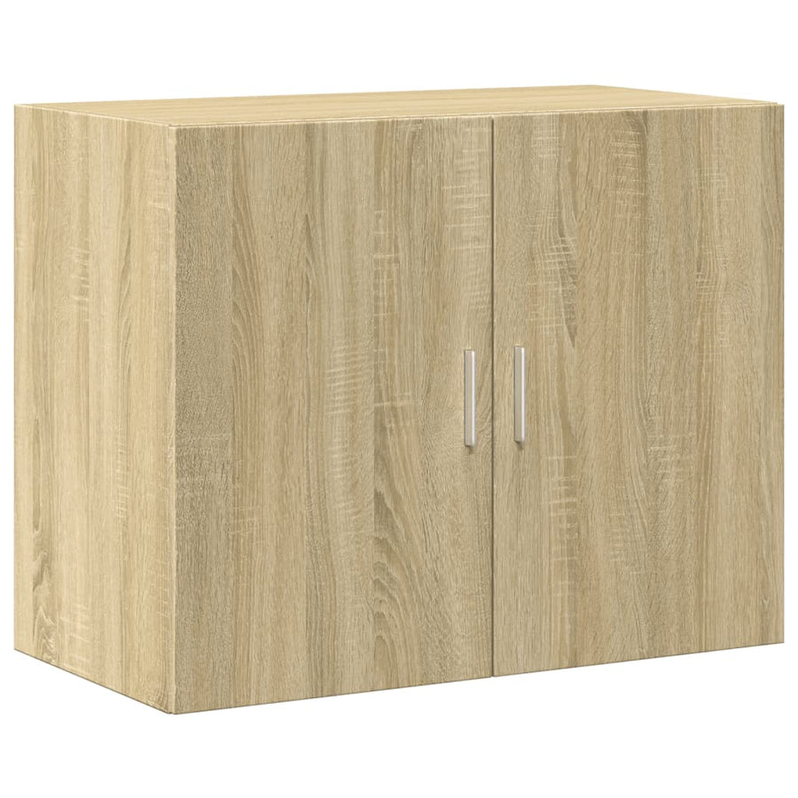 Hoge Kast 80X42,5X249 Cm Bewerkt Hout Kleurig Sonoma eiken