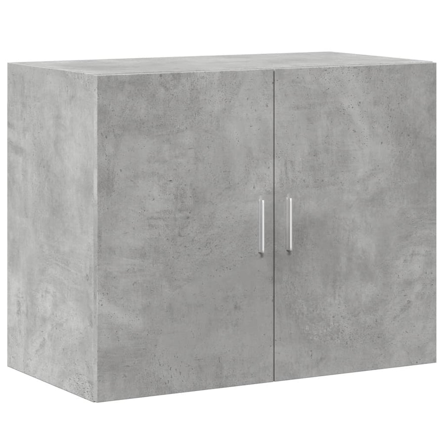 Hoge Kast 80X42,5X249 Cm Bewerkt Hout Betongrijs