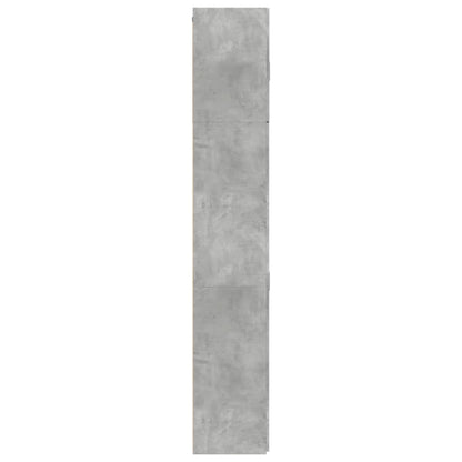 Hoge Kast 80X42,5X249 Cm Bewerkt Hout Betongrijs