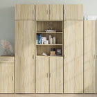 Hoge kast 70x42,5x185 cm bewerkt hout Sonoma eiken