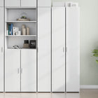 Tall cabinet 30x42.5x185 cm treated wood white