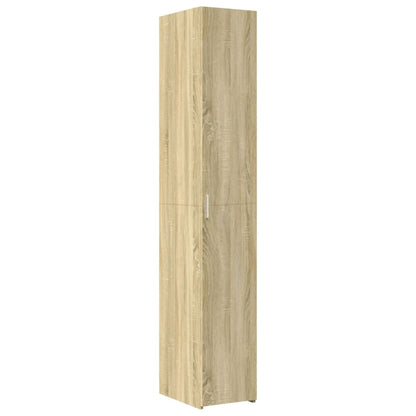 Hoge kast 30x42,5x185 cm bewerkt hout sonoma eikenkleurig