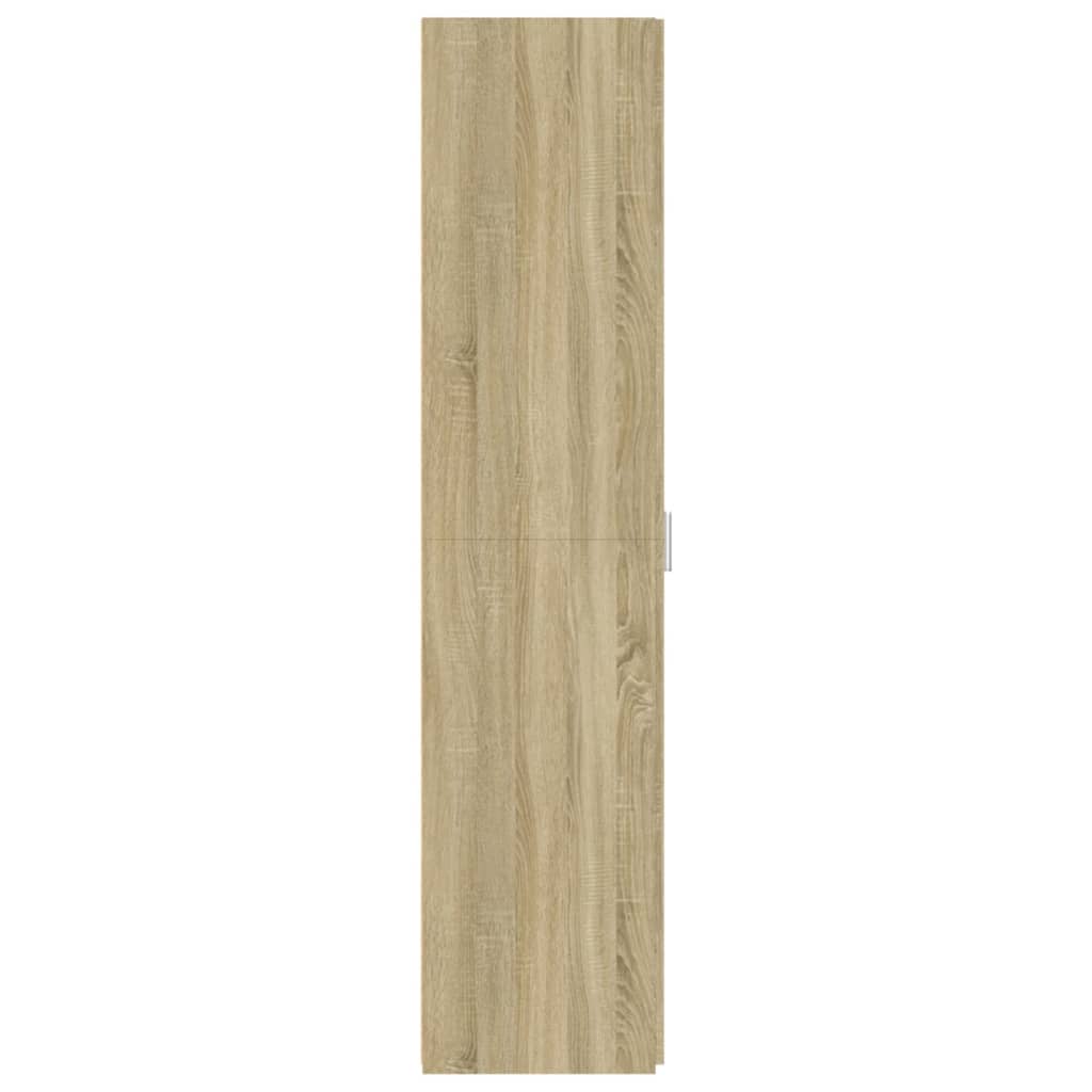 Hoge kast 30x42,5x185 cm bewerkt hout sonoma eikenkleurig
