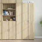 Tall cabinet 30x42.5x185 cm treated Sonoma oak colored wood