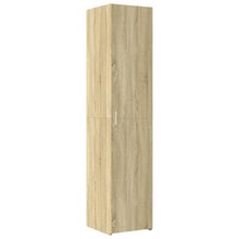 Hoge kast 40x42,5x185 cm bewerkt hout sonoma eikenkleurig