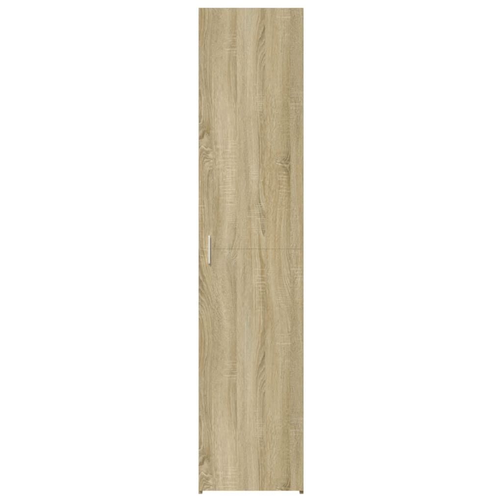 Hoge kast 40x42,5x185 cm bewerkt hout sonoma eikenkleurig