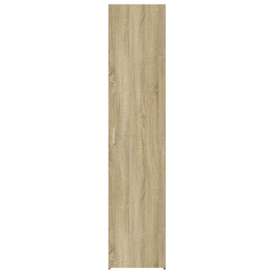 Hoge kast 40x42,5x185 cm bewerkt hout sonoma eikenkleurig