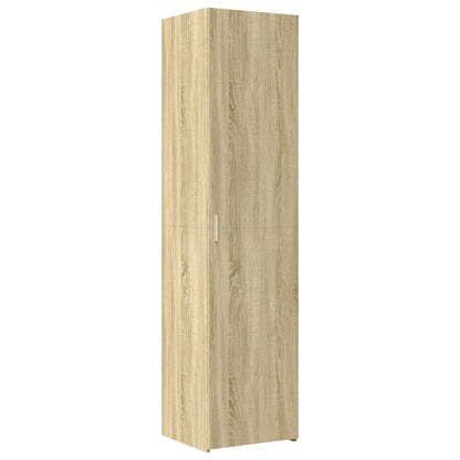 Hoge kast 45x42,5x185 cm bewerkt hout sonoma eikenkleurig
