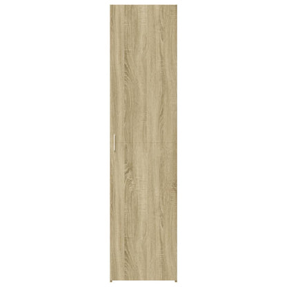 Hoge kast 45x42,5x185 cm bewerkt hout sonoma eikenkleurig
