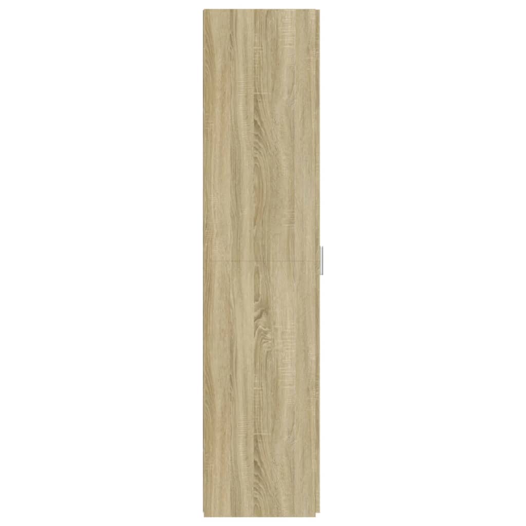 Hoge kast 45x42,5x185 cm bewerkt hout sonoma eikenkleurig
