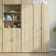 Hoge kast 45x42,5x185 cm bewerkt hout sonoma eiken