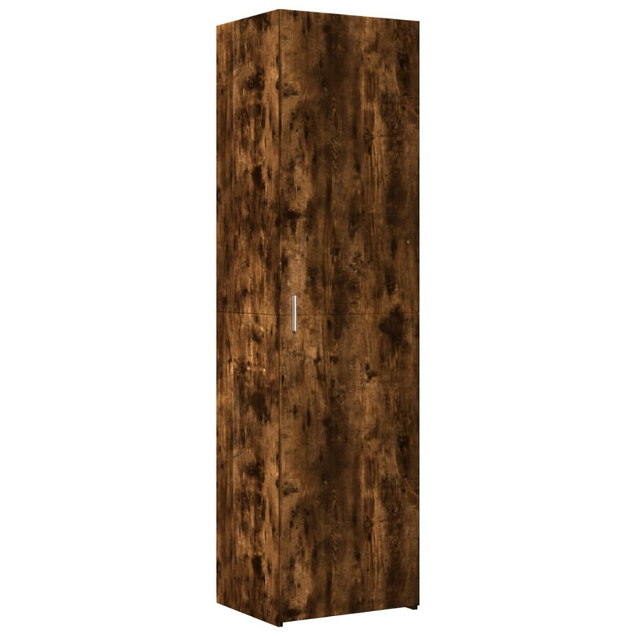 Hoge Kast 50X42,5X185 Cm Bewerkt Hout Kleurig