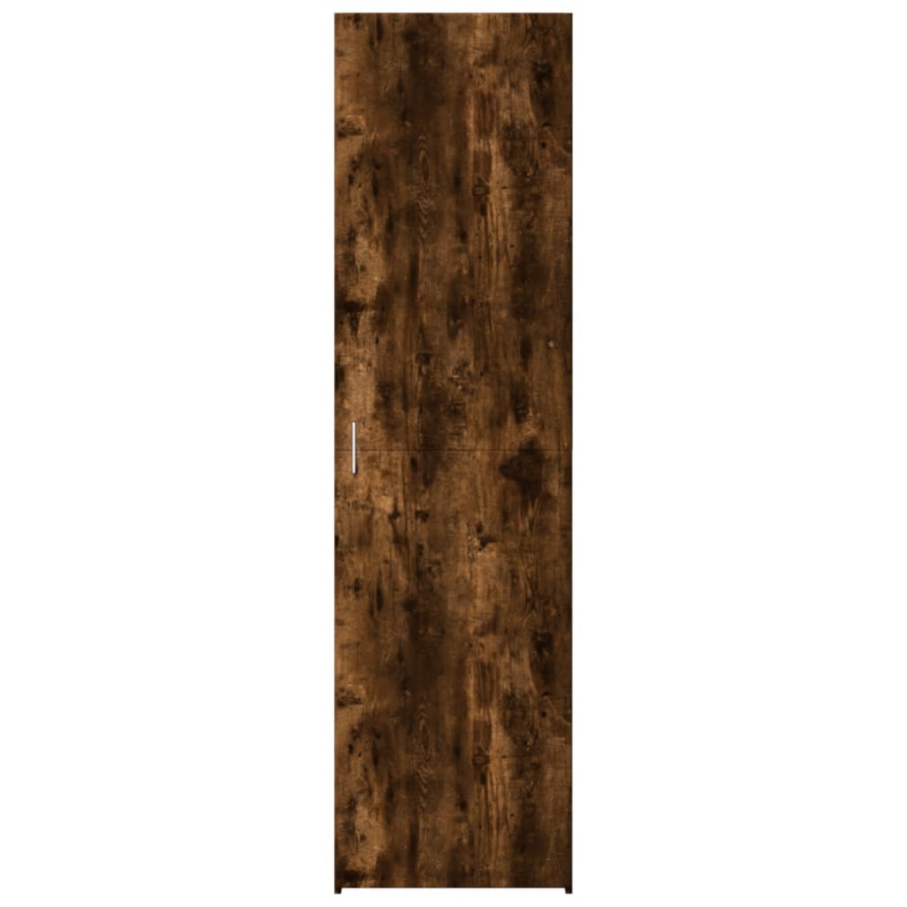 Hoge Kast 50X42,5X185 Cm Bewerkt Hout Kleurig