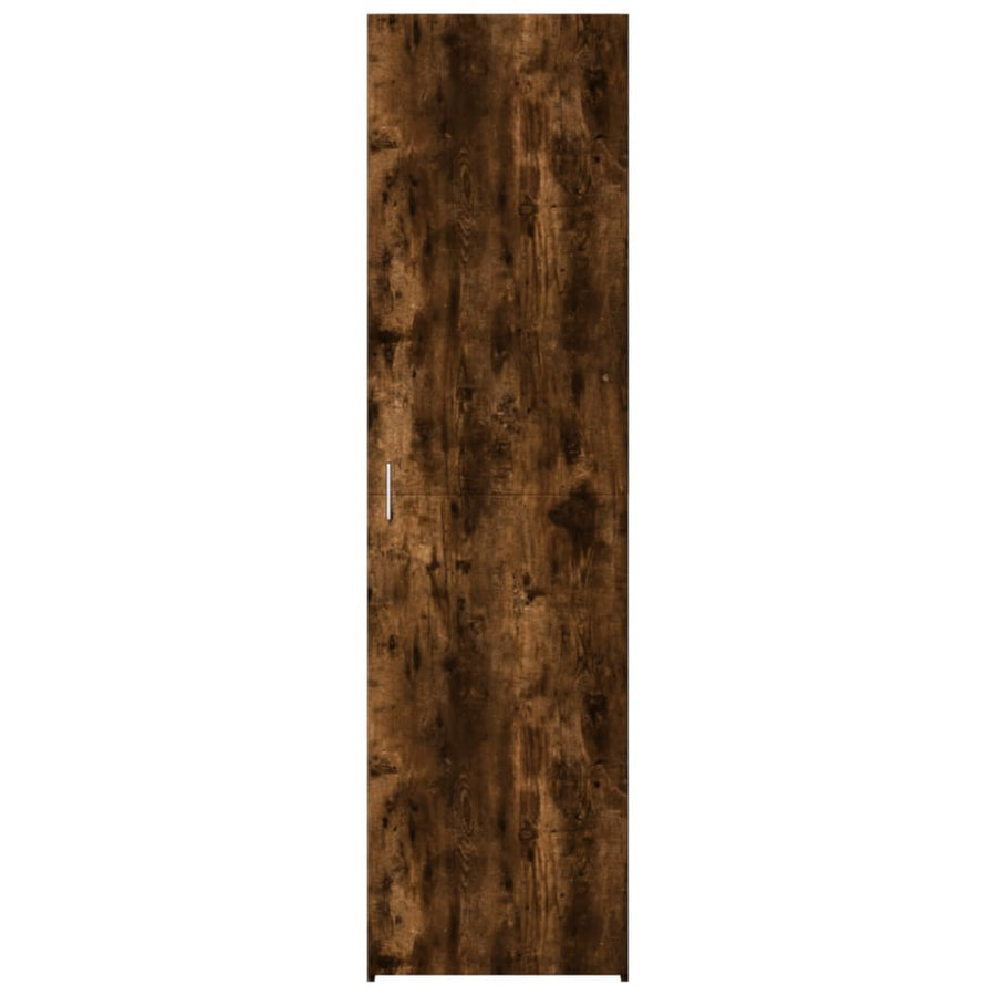 Hoge Kast 50X42,5X185 Cm Bewerkt Hout Kleurig