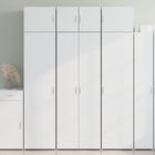 Tall cabinet 70x42.5x185 cm treated wood white