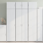 Tall cabinet 70x42.5x185 cm treated wood white