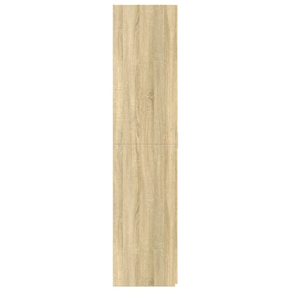 Hoge kast 70x42,5x185 cm bewerkt hout sonoma eikenkleurig