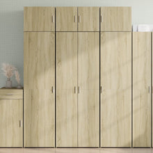 Hoge kast 70x42,5x185 cm bewerkt hout sonoma eikenkleurig