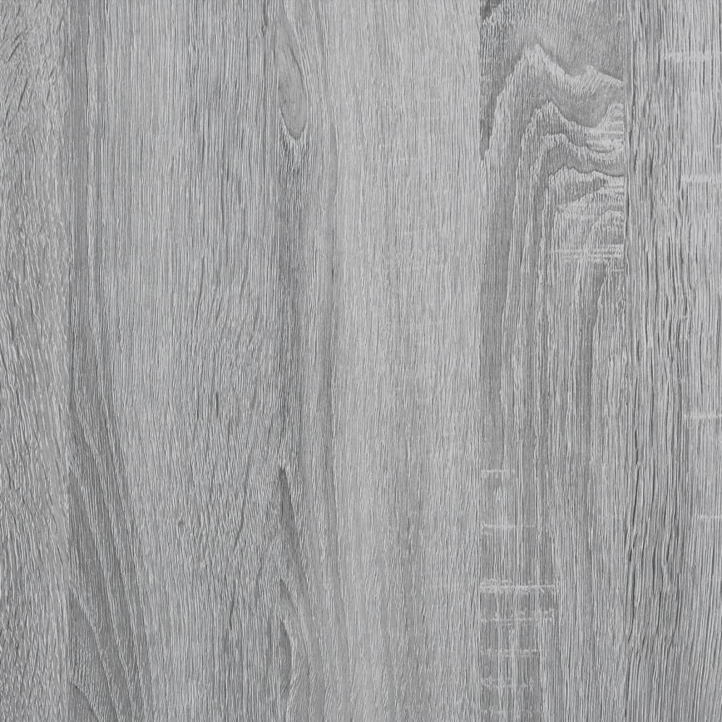 Hoge kast 70x42,5x185 cm bewerkt hout grijs sonoma eikenkleurig