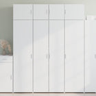 Tall cabinet 80x42.5x185 cm treated wood white