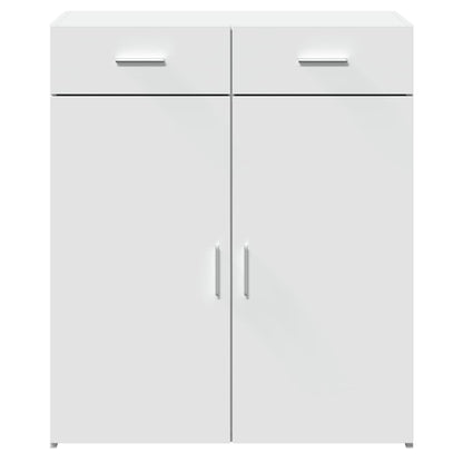 Dressoir 80x42,5x93 cm bewerkt hout wit