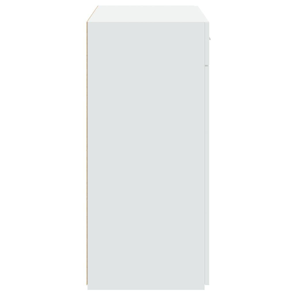 Dressoir 80x42,5x93 cm bewerkt hout wit