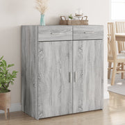 Dressoir 80x42,5x93 cm grijs sonoma eiken bewerkt hout
