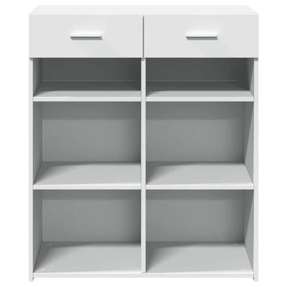 Dressoir 80x42,5x93 cm bewerkt hout wit