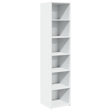 Hoge Kast 40X41X185 Cm Bewerkt Hout Wit