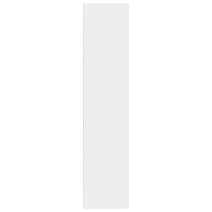 Hoge Kast 40X41X185 Cm Bewerkt Hout Wit