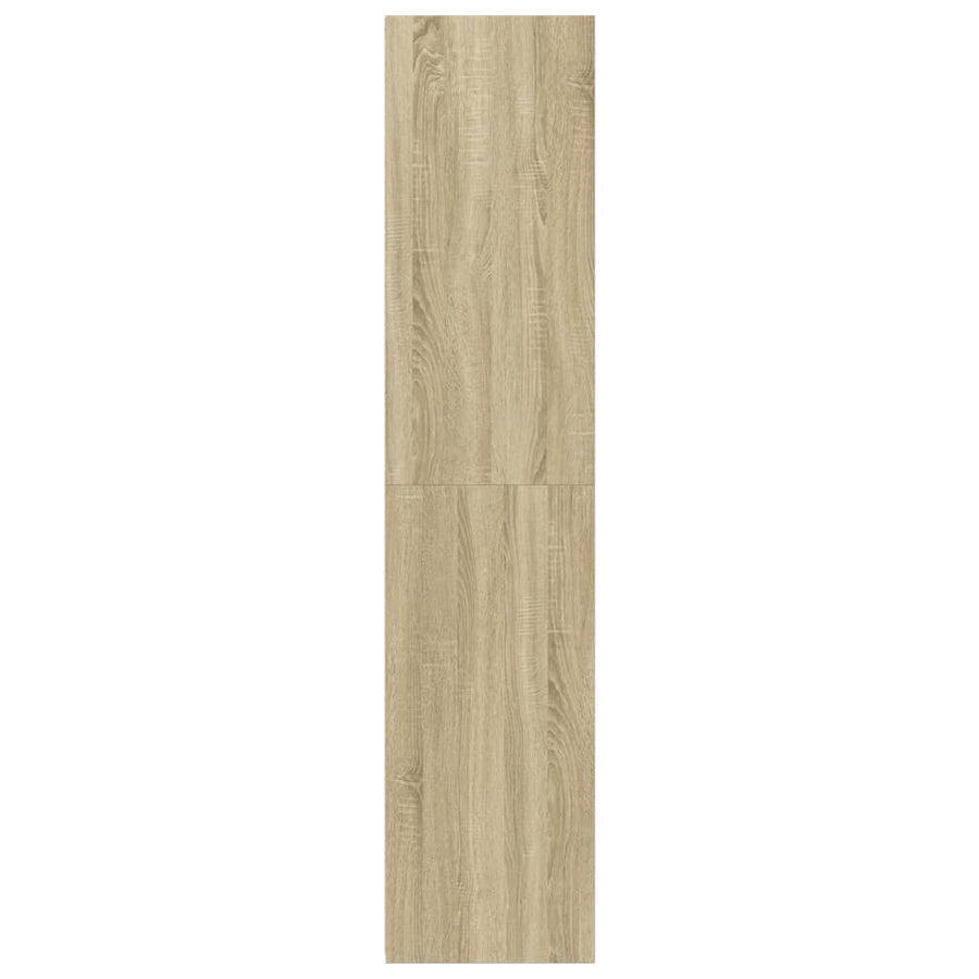 Hoge Kast Bewerkt Hout Kleurig 40 x 41 x 185 cm