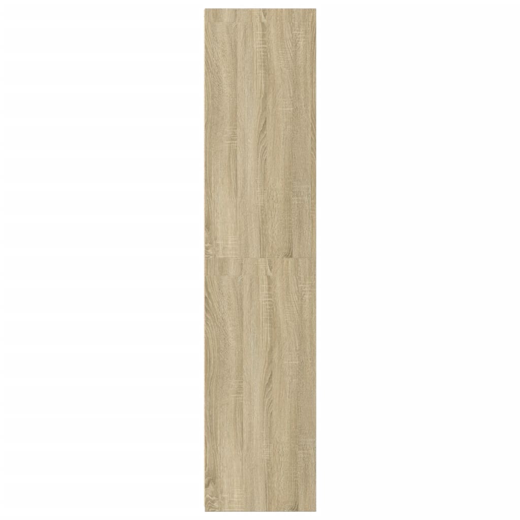 Hoge kast 45x41x185 cm bewerkt hout sonoma eikenkleurig